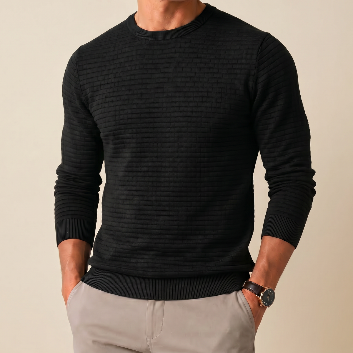 Lorenzo Waffle Sweater