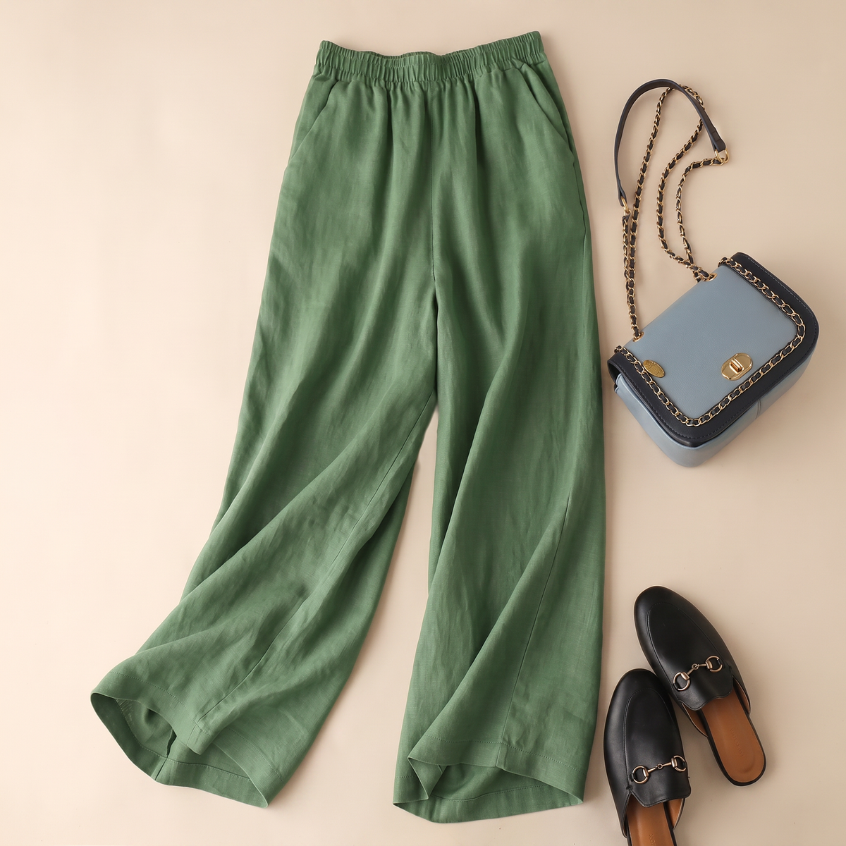 Élodie Pleated Trousers