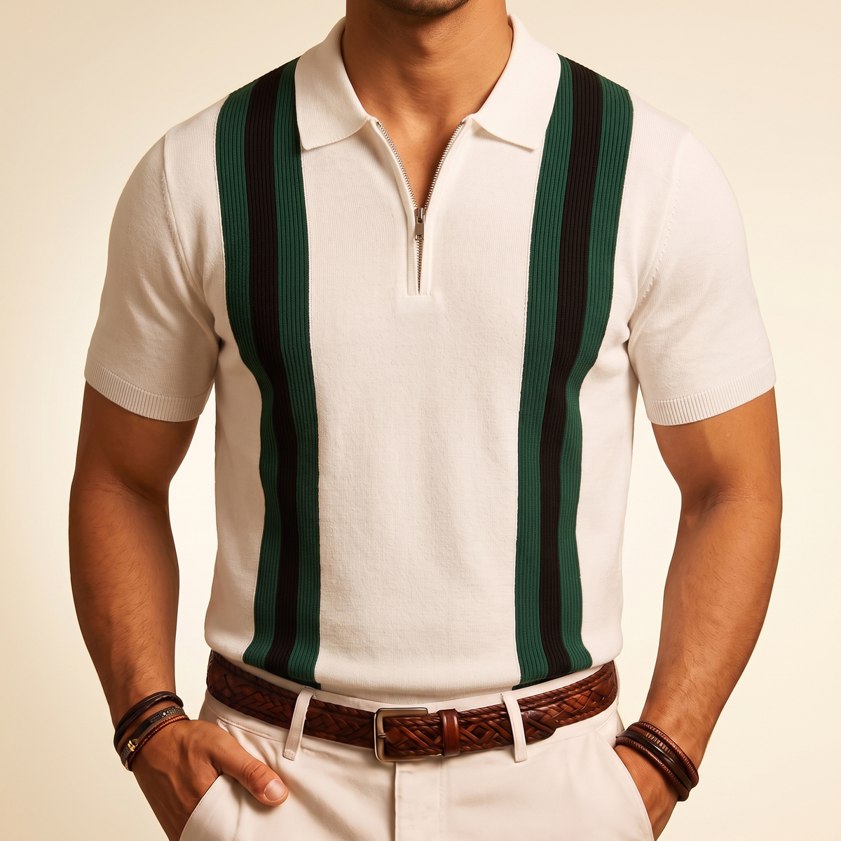 Como Quarter-Zip Polo