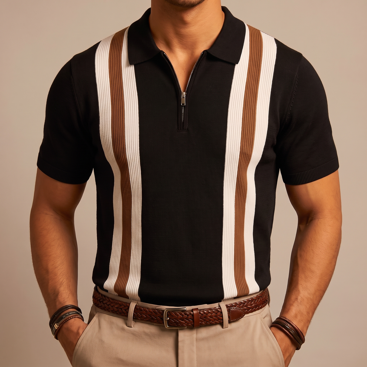 Como Quarter-Zip Polo